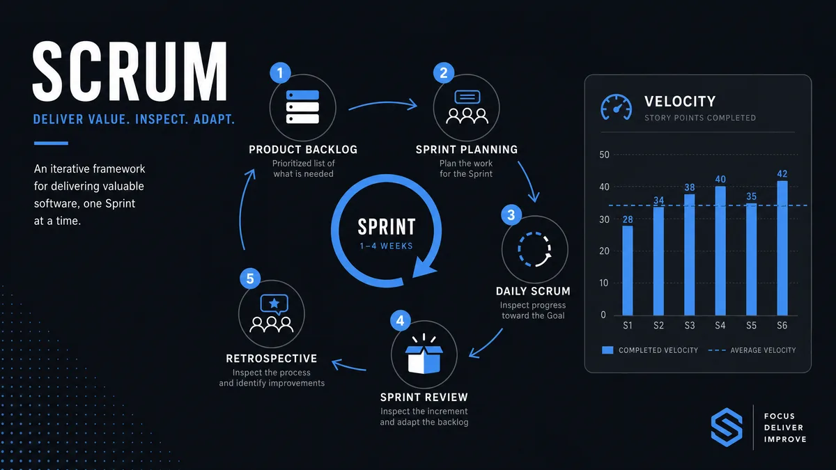 Scrum in Practice — Sprints That Actually Work course cover