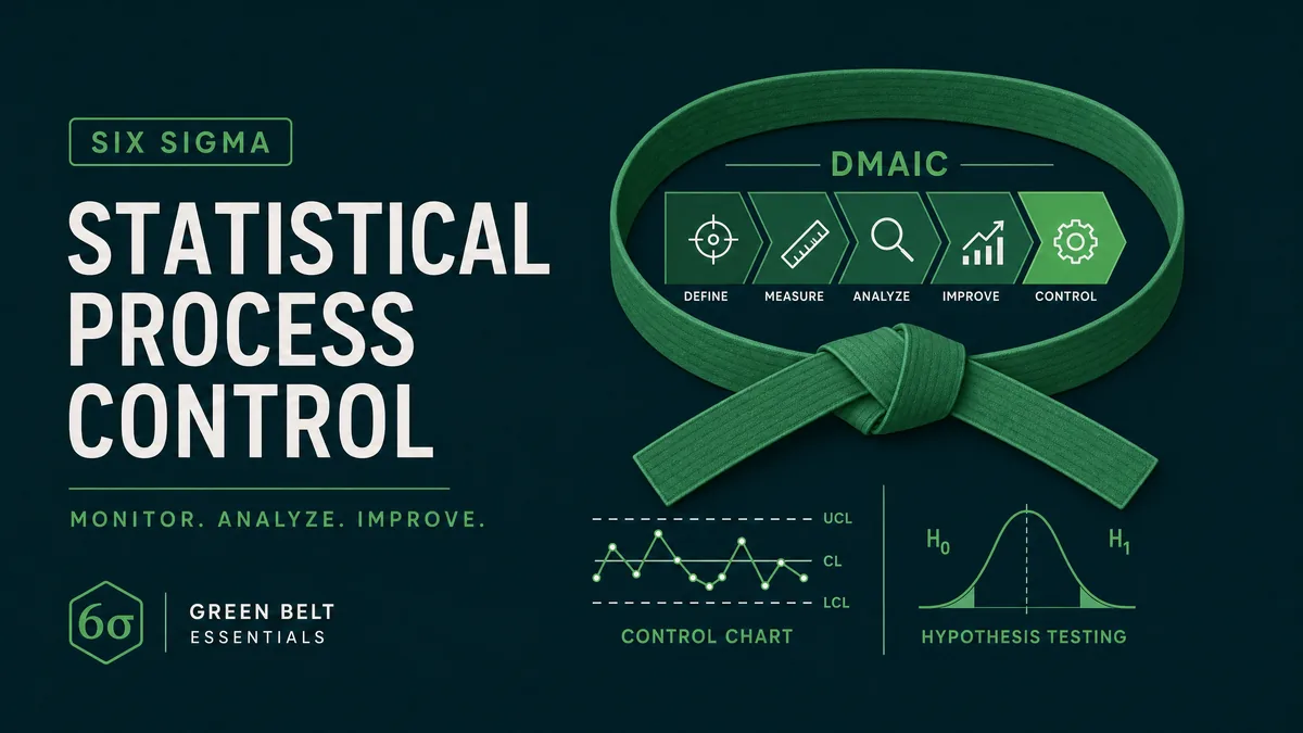 Six Sigma Green Belt (DMAIC Framework) course cover