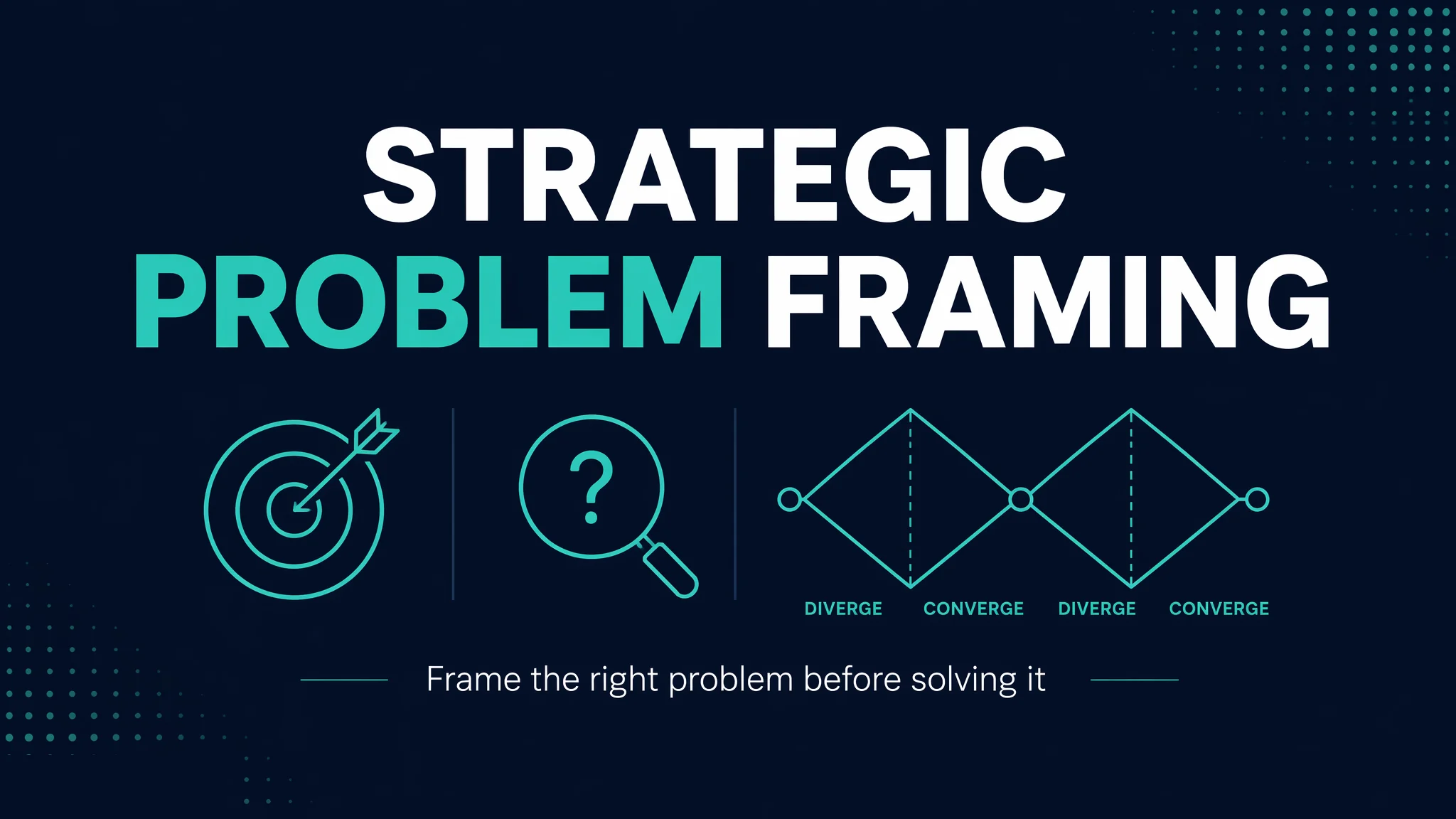 Strategic Problem Framing course cover